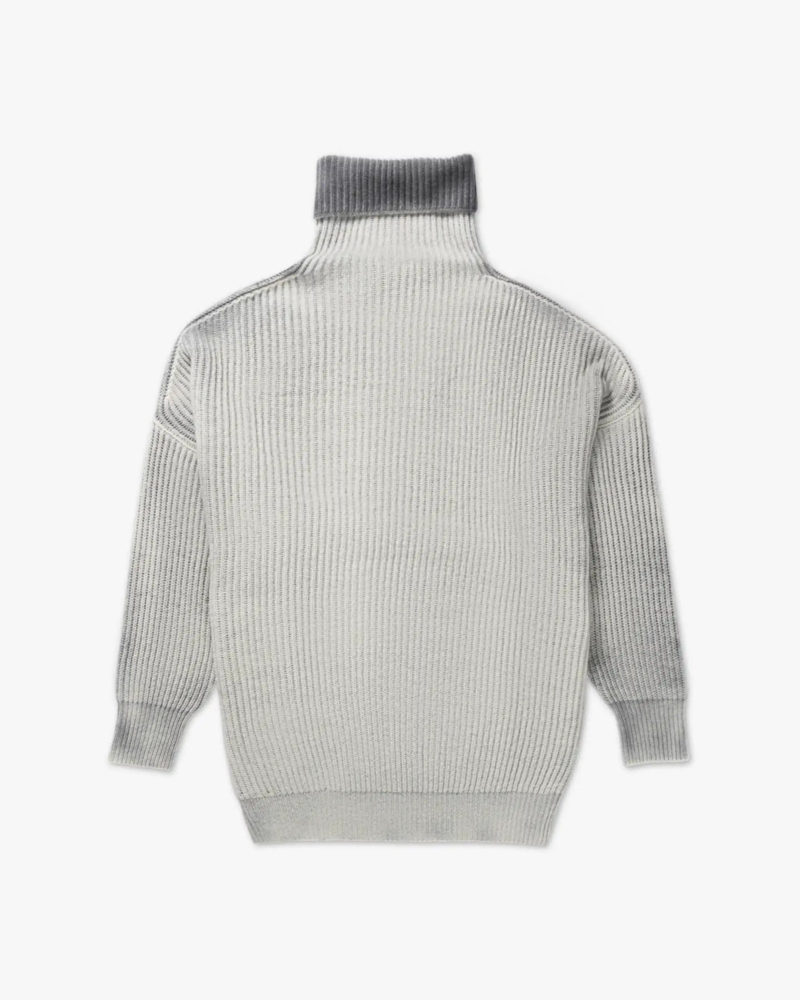 Besprühter Oversized Rollkragenpullover in Rippstrick von Avant Toi - Knitwear AVANT TOI