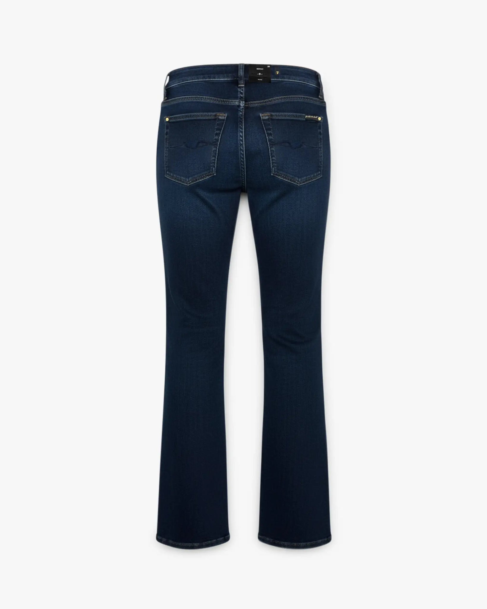 Blaue 34 Inch Bootcut Extra Lang Schlagweite Jeans von 7 For All Mankind - Denim 7 FOR ALL