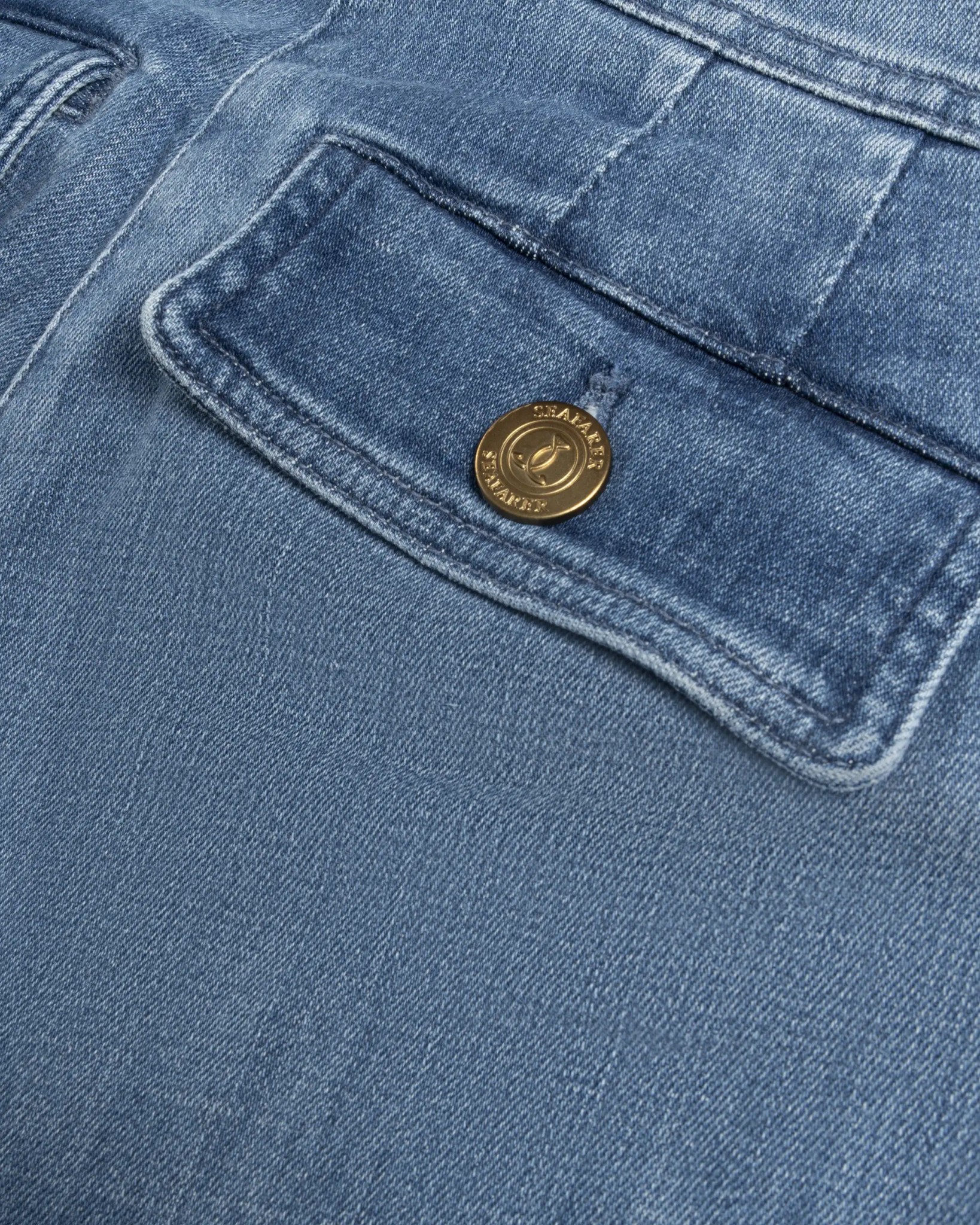 Blaue Anais Extra Lange Flair Jeans von Seafarer - Trousers SEAFARER