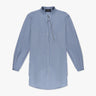 Blaue Baumwolle Popelin Coreaner Stil Bluse von Seafarer - Blouses SEAFARER
