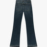 Blaue Denim Bootcut Tailorless Bay Jeans mit Ungesäumtem Saum von 7 for All Mankind - Denim 7 FOR ALL