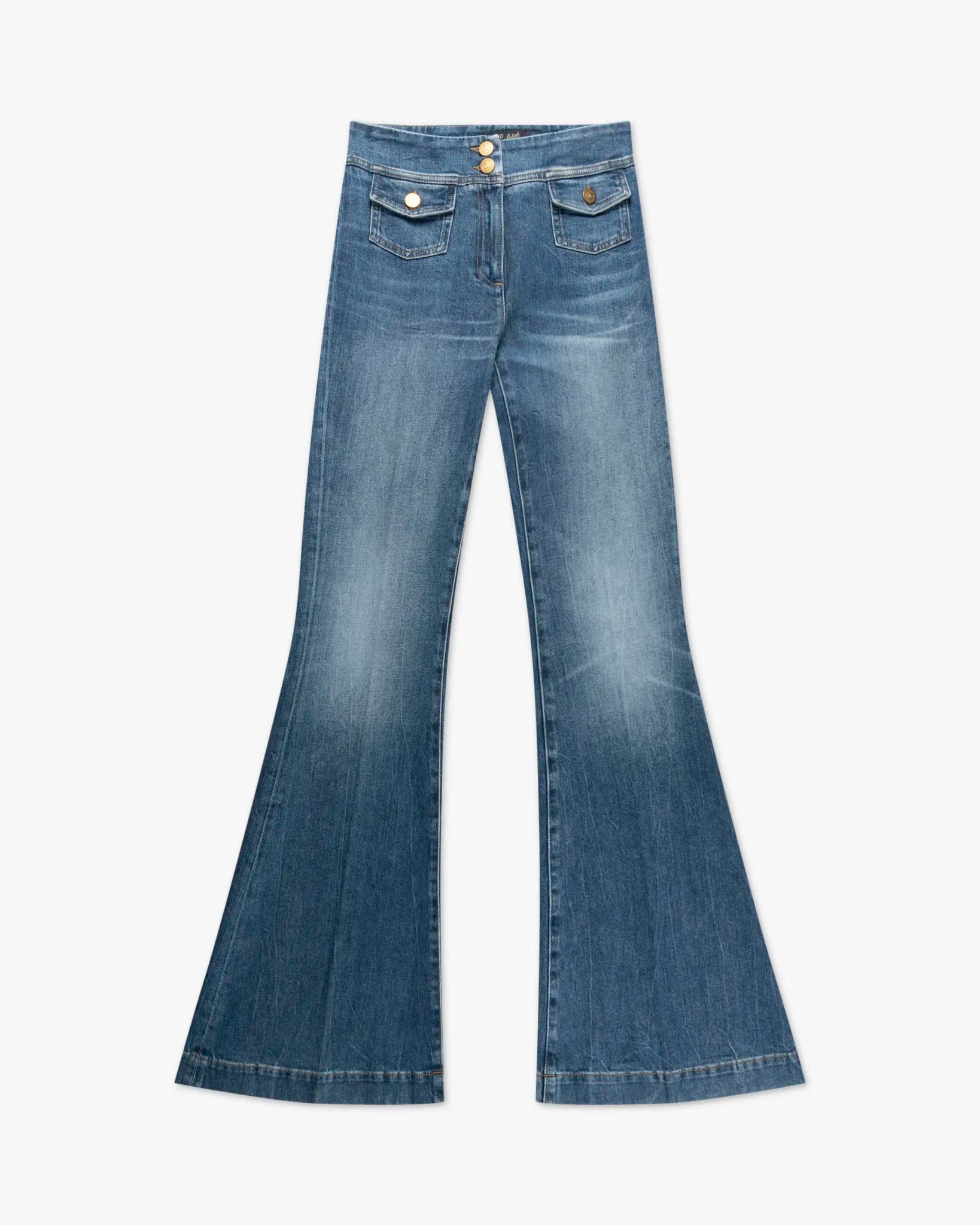 Blaue Emi Extra Lange Flair Hose von Seafarer - Trousers SEAFARER
