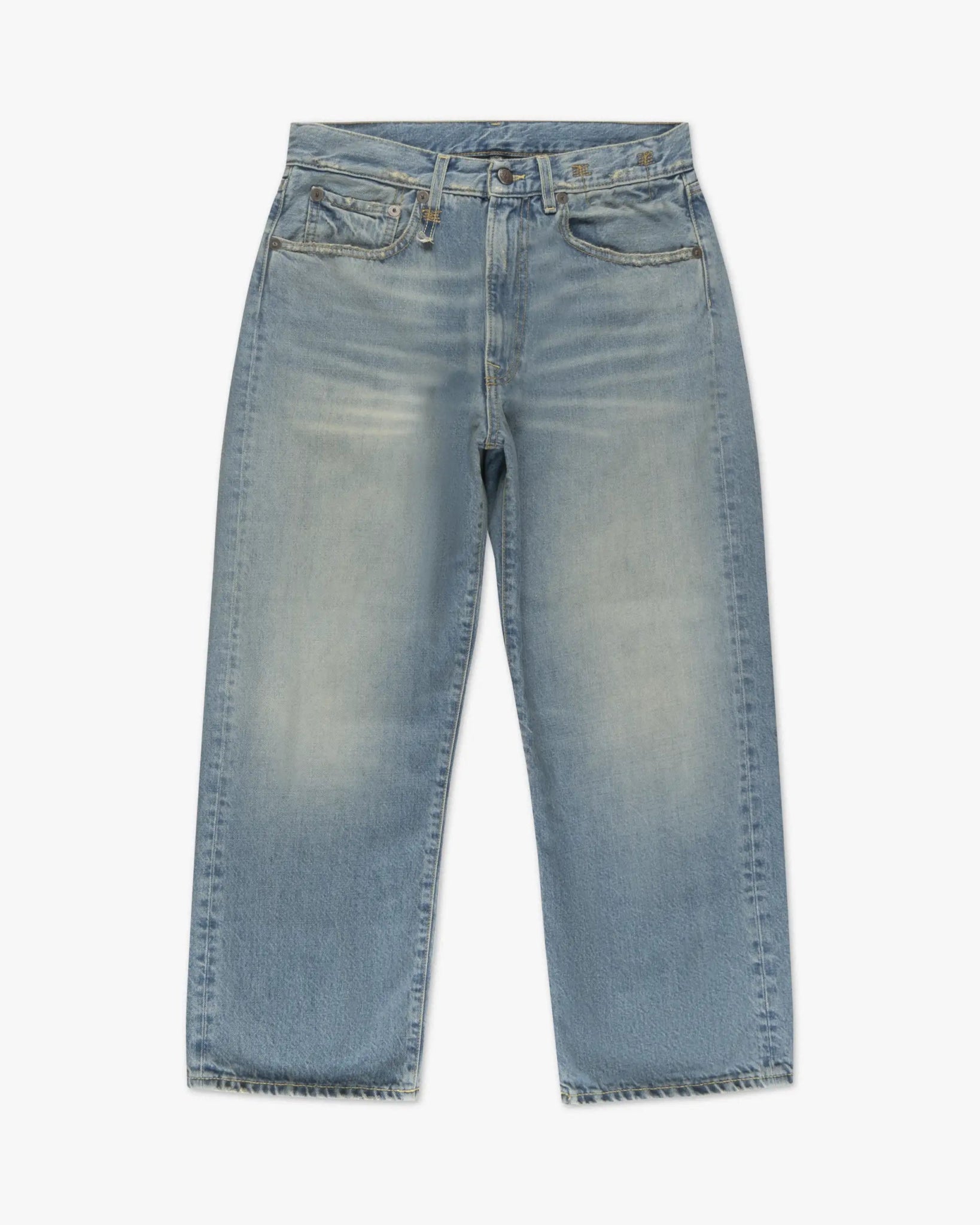 Blaue Ex - Boyfriend Denim Jeans von R13 New York - Trousers R13 WOMEN