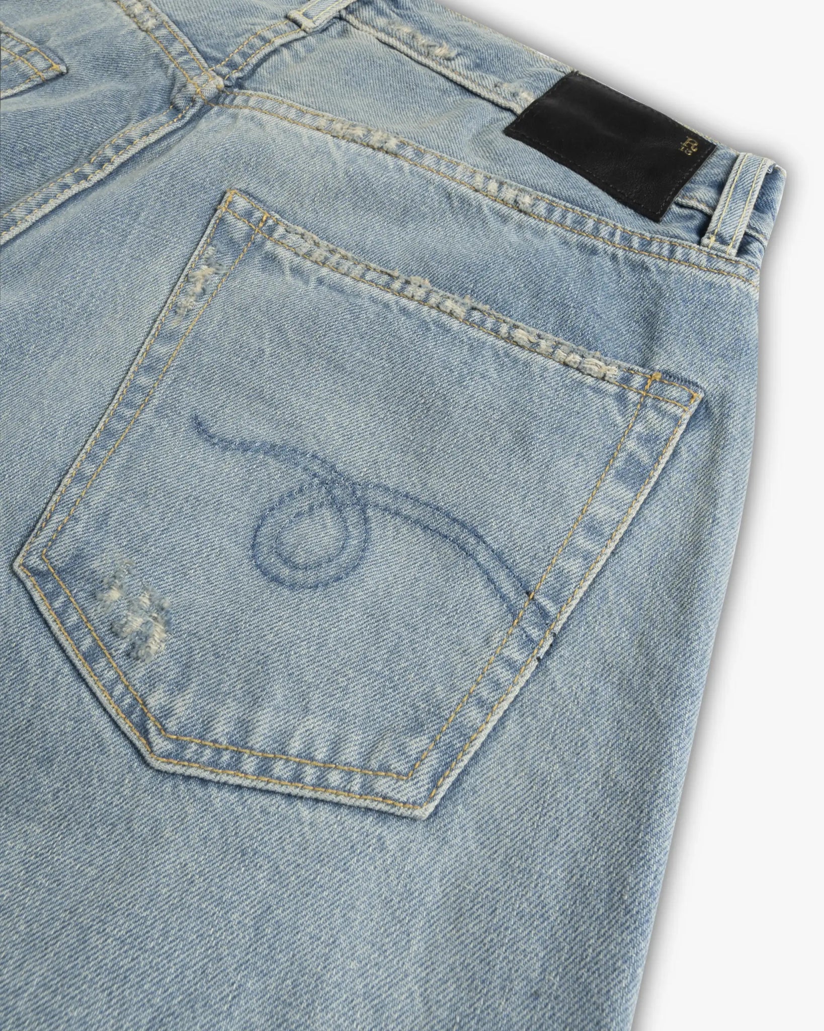 Blaue Ex - Boyfriend Denim Jeans von R13 New York - Trousers R13 WOMEN