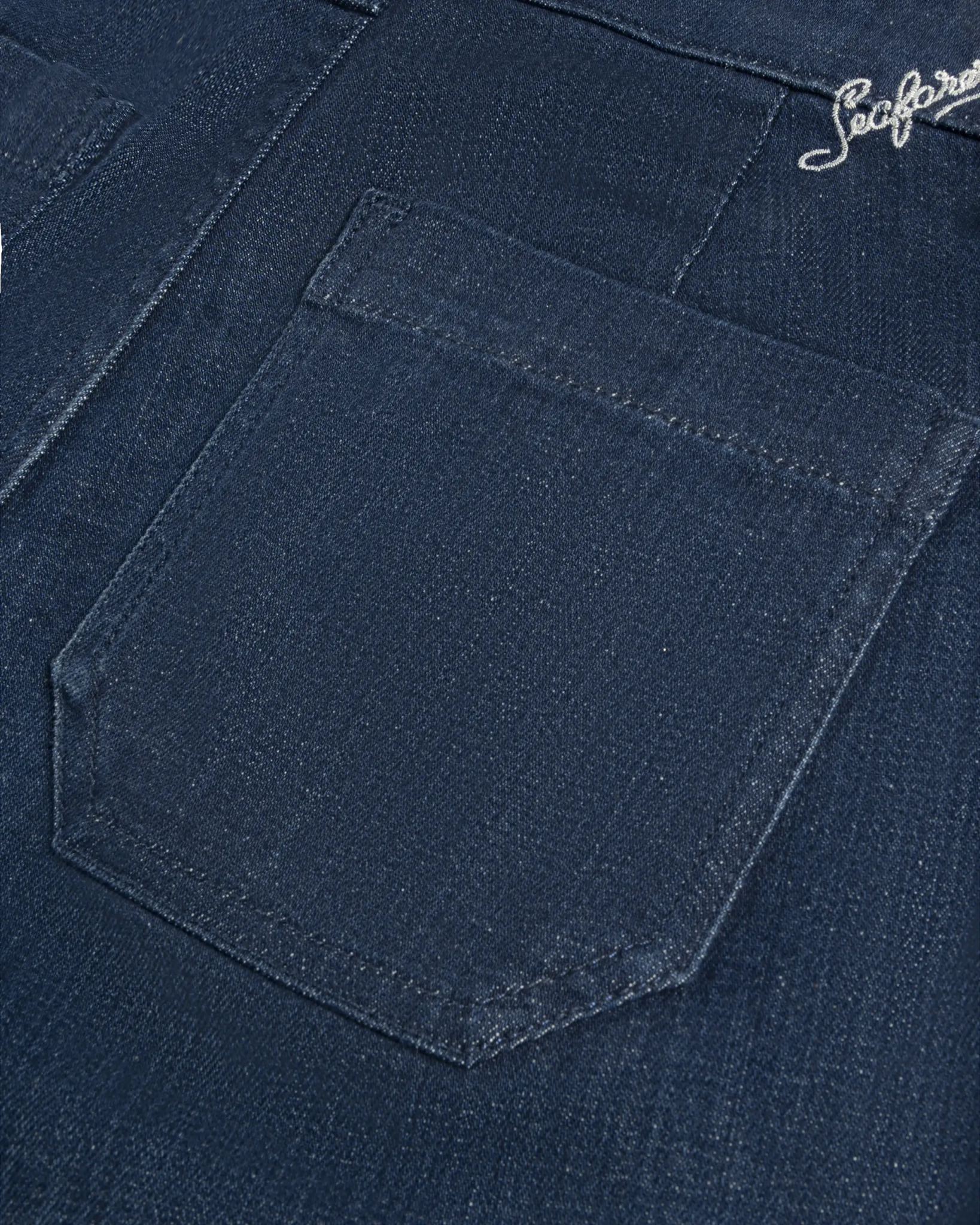 Blaue Francoise Verkürzte Kick Icon Flair Jeans von Seafarer - Trousers SEAFARER