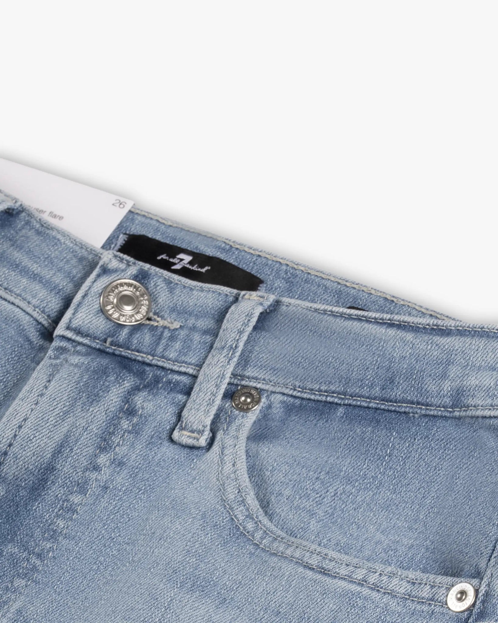 Blaue Modern Dojo Bloom Denim Jeans von 7 For All Mankind - Denim 7 FOR ALL
