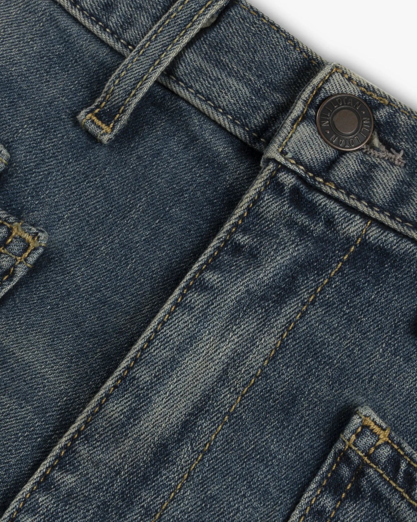 Blaue Shon Classic Wash Denim Hose von Nili Lotan - Trousers NILI LOTAN