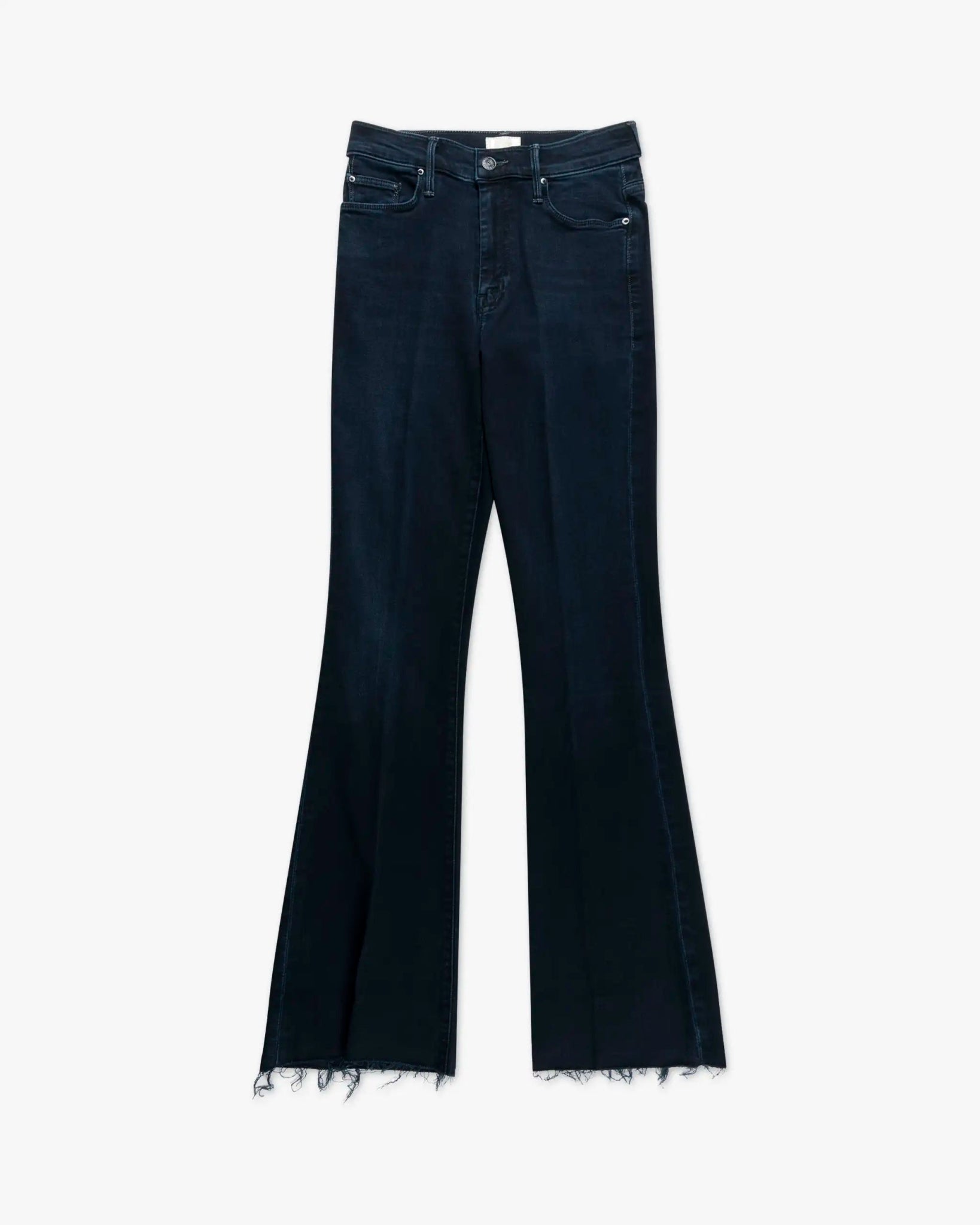Blaue The Weekender Fray Jeans Hose von Mother - Denim MOTHER