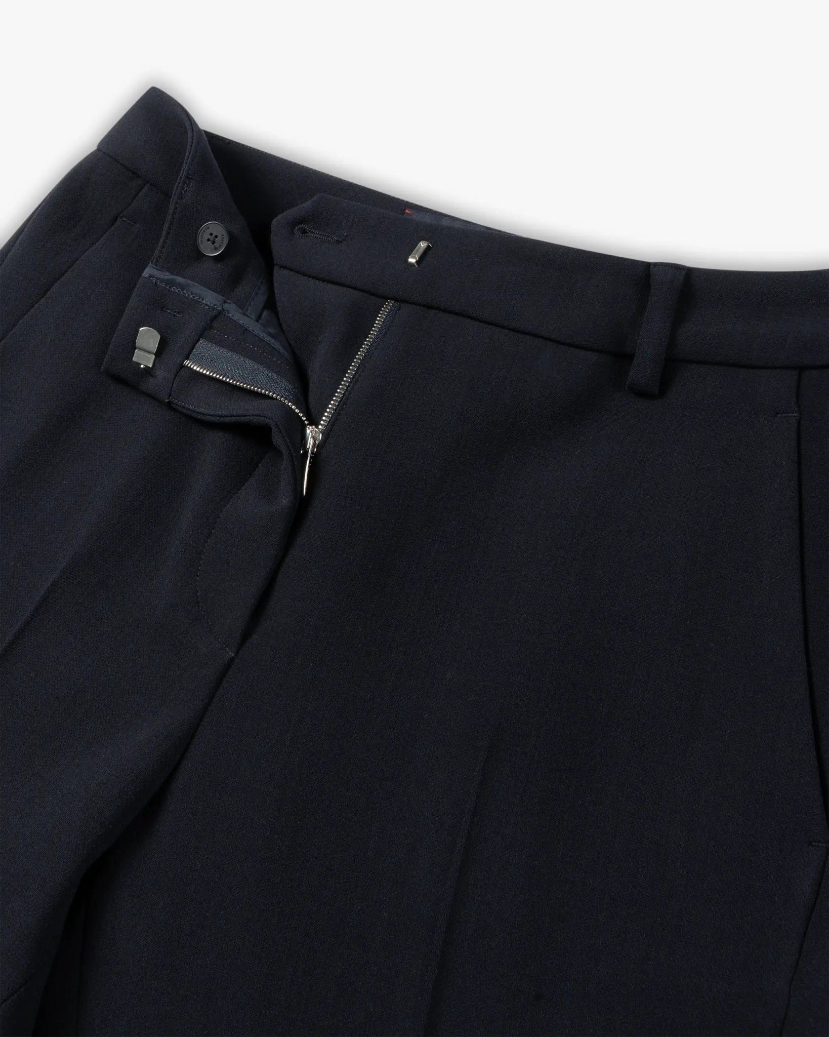 Blaue Woll Stretch Crepe Straight Fit Hose von Seafarer - Trousers SEAFARER