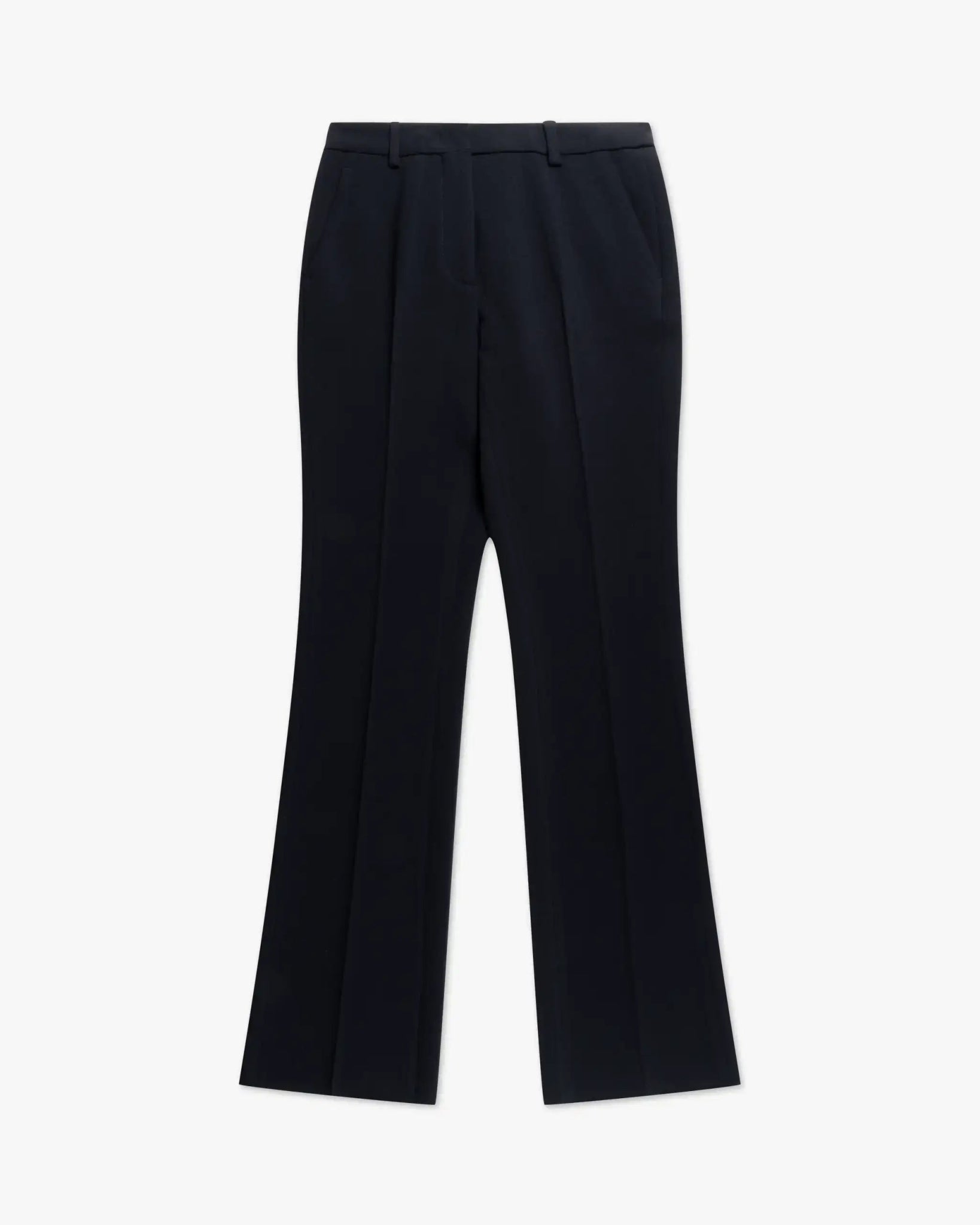 Blaue Woll Stretch Crepe Straight Fit Hose von Seafarer - Trousers SEAFARER