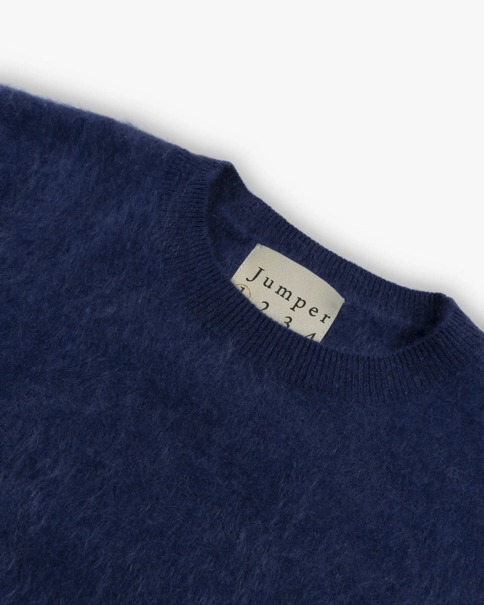Blauer Brushed Cashmere Rundhals Pullover von Jumper - Knitwear JUMPER