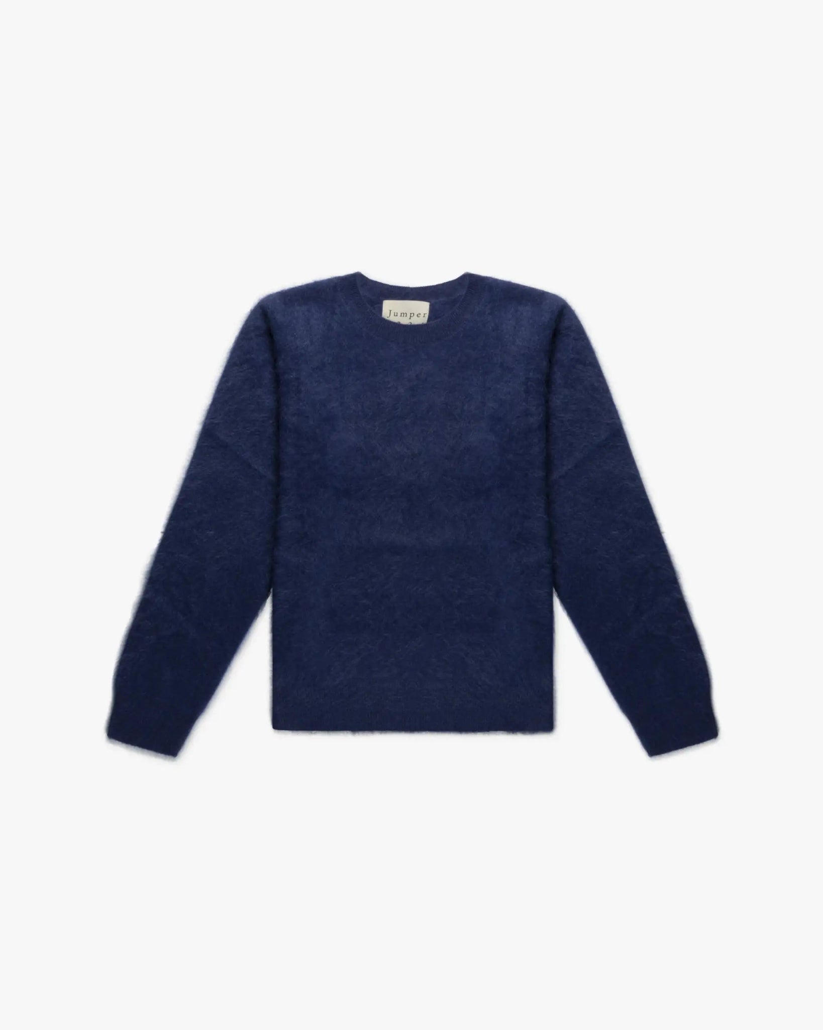 Blauer Brushed Cashmere Rundhals Pullover von Jumper - Knitwear JUMPER