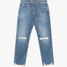Blauer Denim Range Boyfriend Destroyed Fit Jeans von Washington DC - Denim WASHINGTON DC