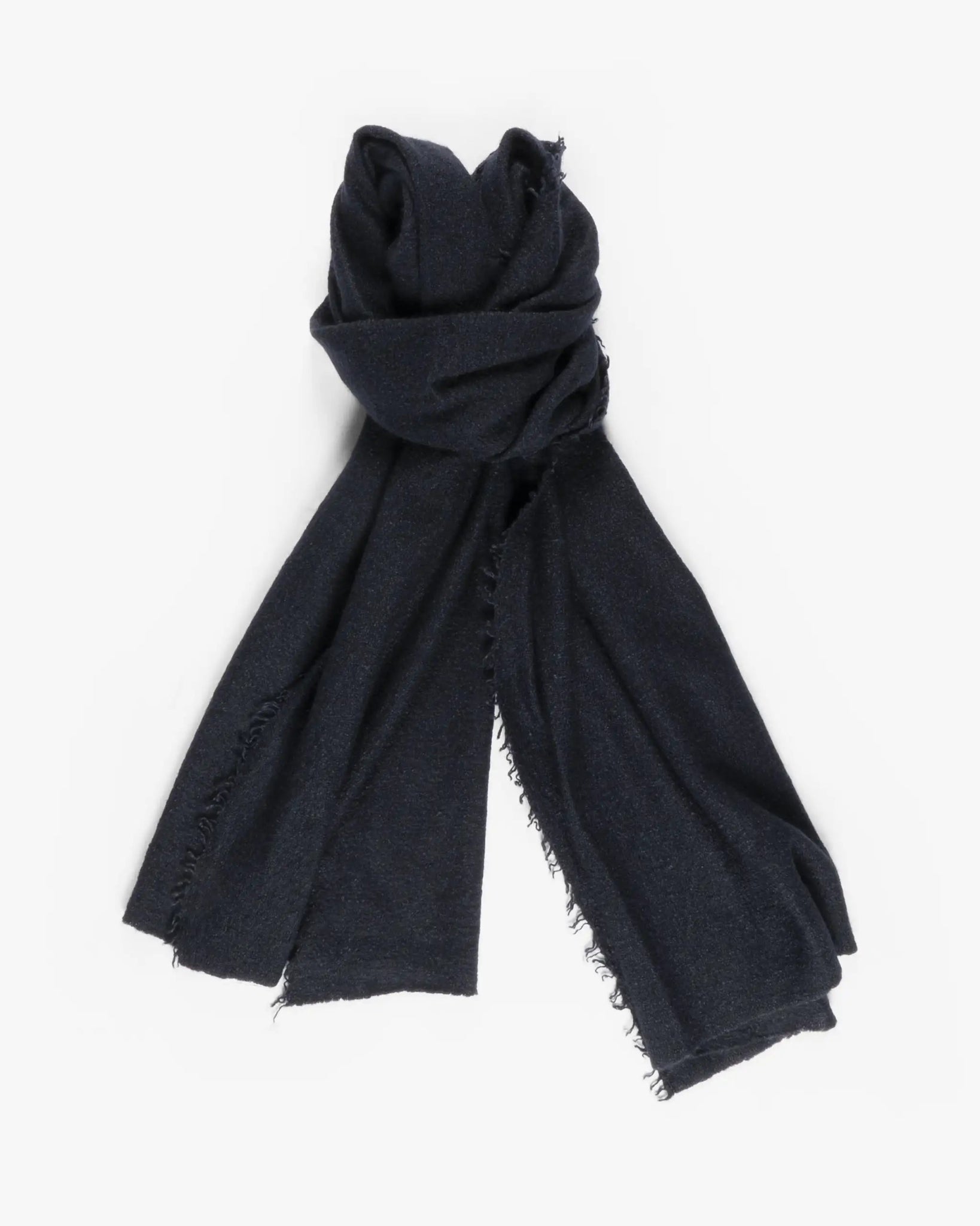 Blauer Gekochter Uni Schal im Pedro Stil von Faliero Sarti - Accessories FALIERO SARTI