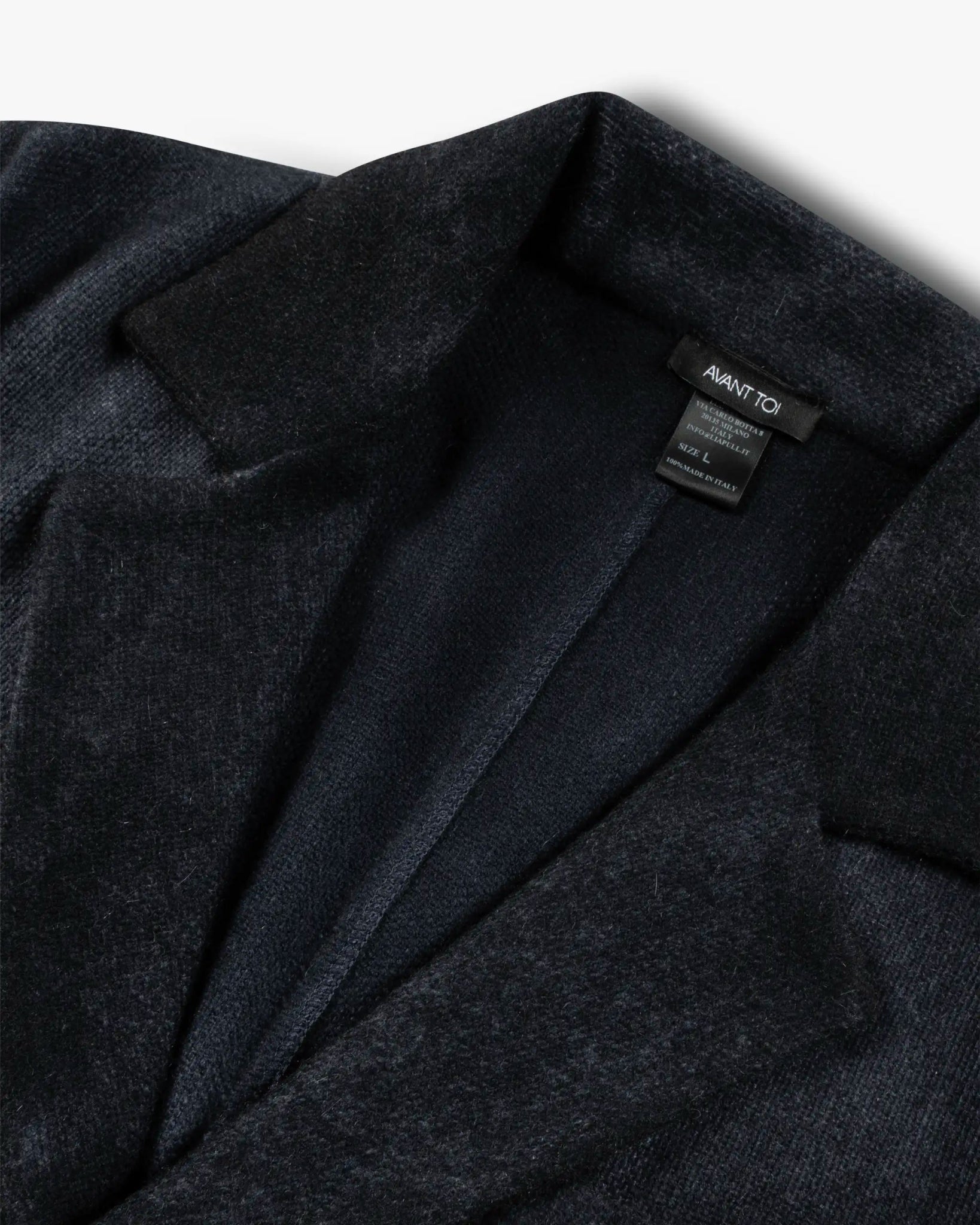 Blauer Piquee Blazer von Avant Toi - Knitwear AVANT TOI