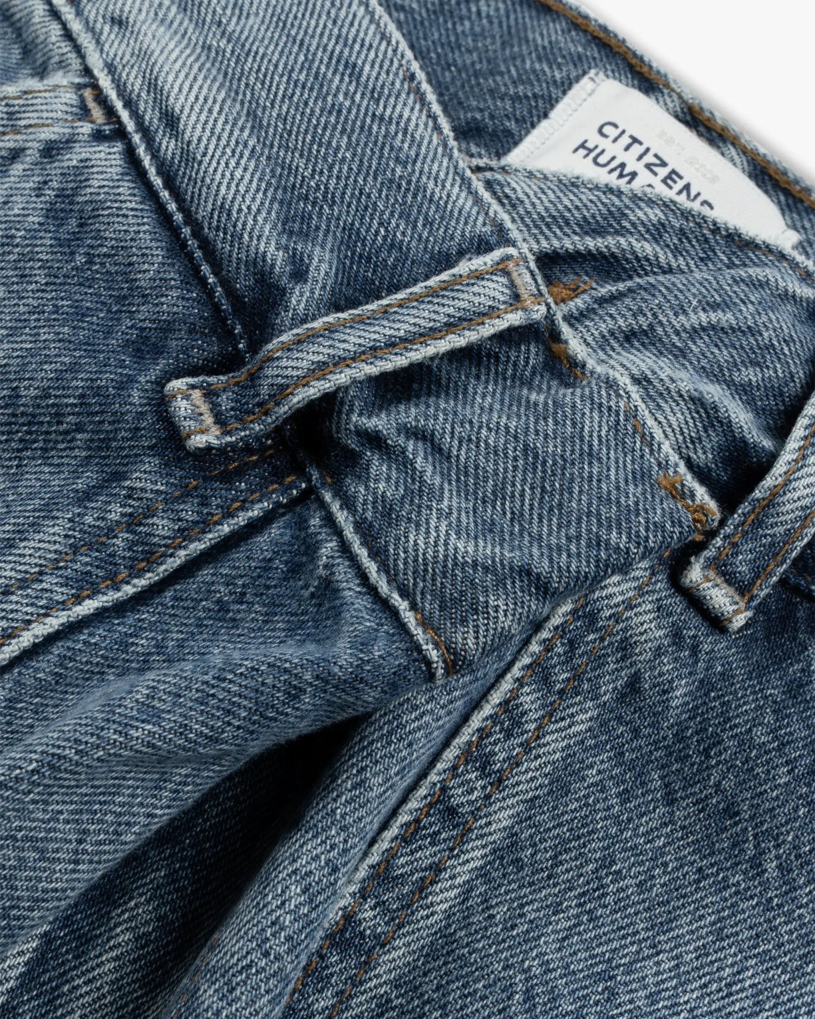 Blaues Cross Over Worker Wide Leg von Citizens of Humanity - Trousers CITIZEN