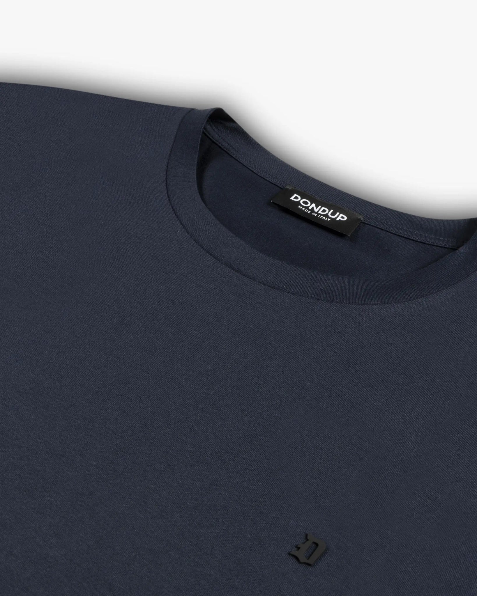 Blaues Rundhals T-Shirt von Dondup - Trousers DONDUP