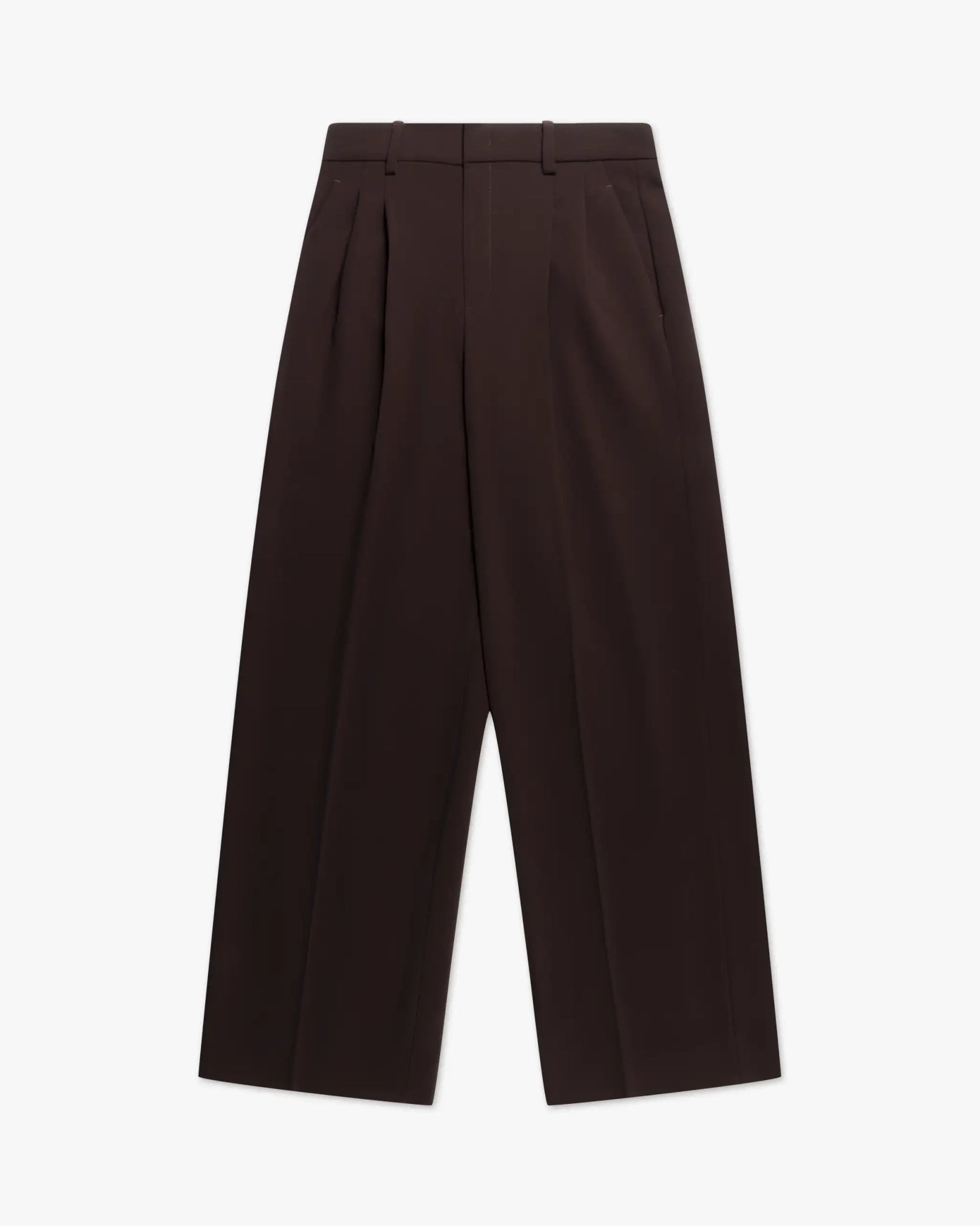 Bordeauxfarbene Lange Hose Mit Bundfalten von Rossi - Trousers ROSSI