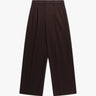 Bordeauxfarbene Lange Hose Mit Bundfalten von Rossi - Trousers ROSSI