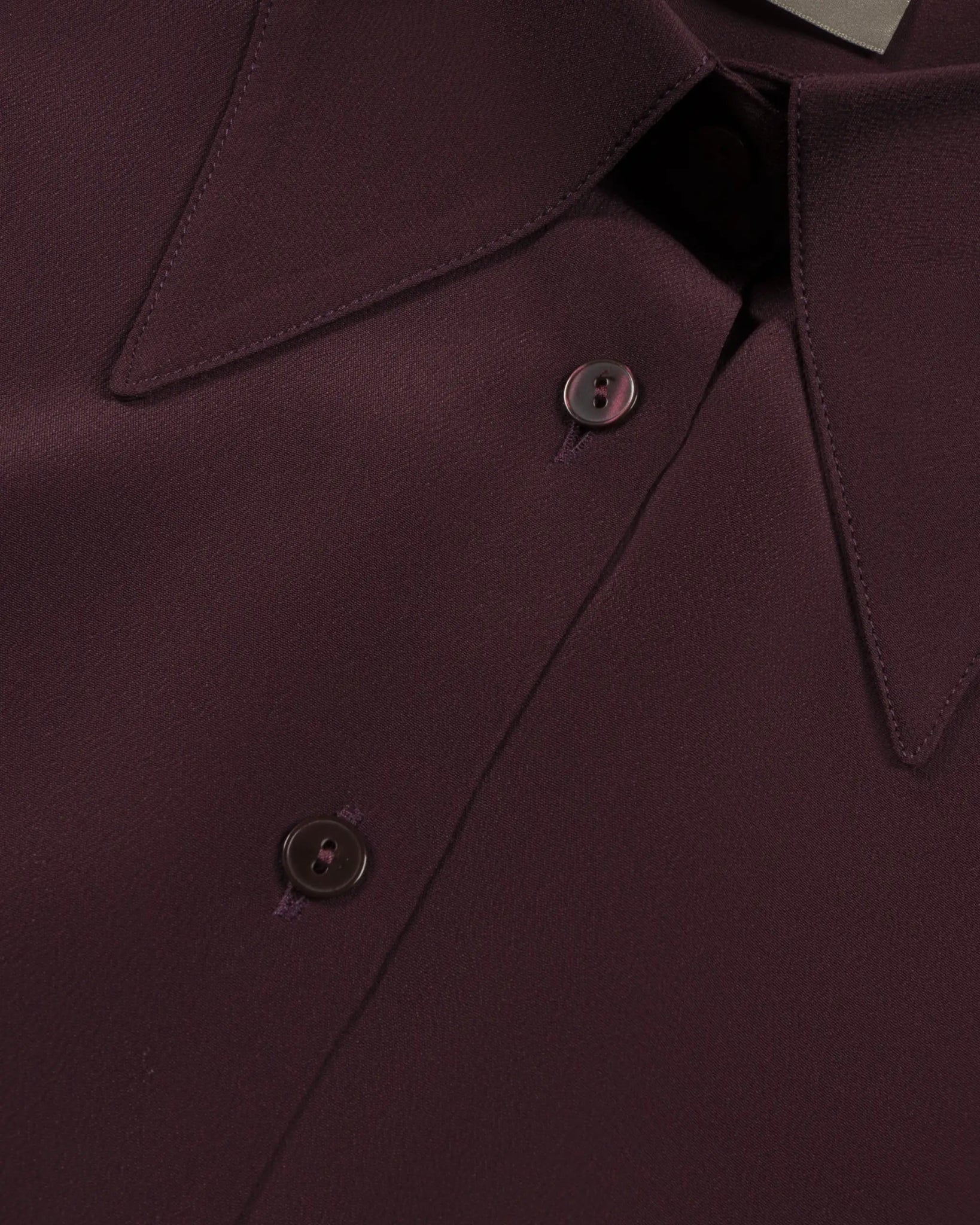 Bordeauxfarbene Silk Acetate Bluse mit Manschetten von Emanou - Blouses EMANOU