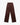 Bordeauxfarbene Stretchvelour Leder Wide Leg Hose von Novelle - Trousers NOVELLE