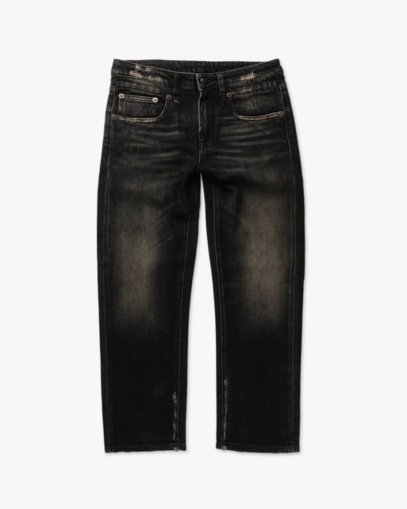 Boy Straight Cropped Denim Jeans von R13 New York - Denim R13 WOMEN