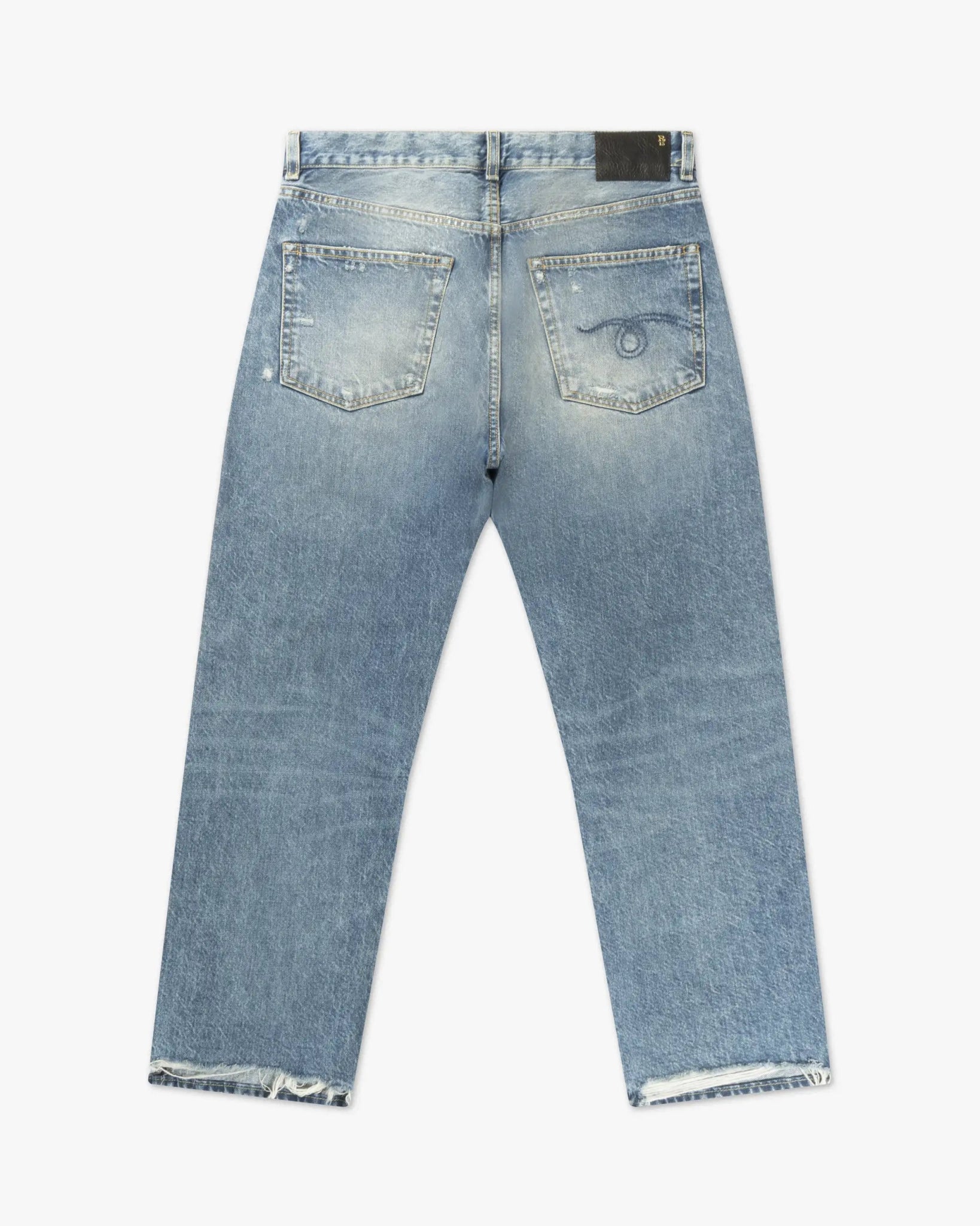 Boyfriend Jeans mit Distressed - Details von R13 - Trousers R13 WOMEN
