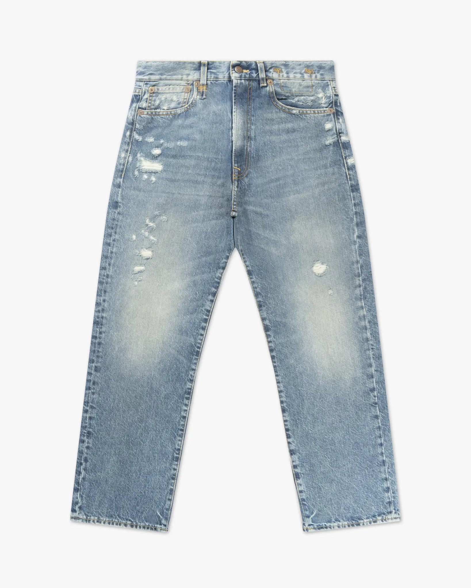 Boyfriend Jeans mit Distressed - Details von R13 - Trousers R13 WOMEN