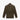 Braun Olivfarbene Detouchable Daunen Lining Jacke von Luciano Barbera - Coats & Jackets LUCIANO BARBERA