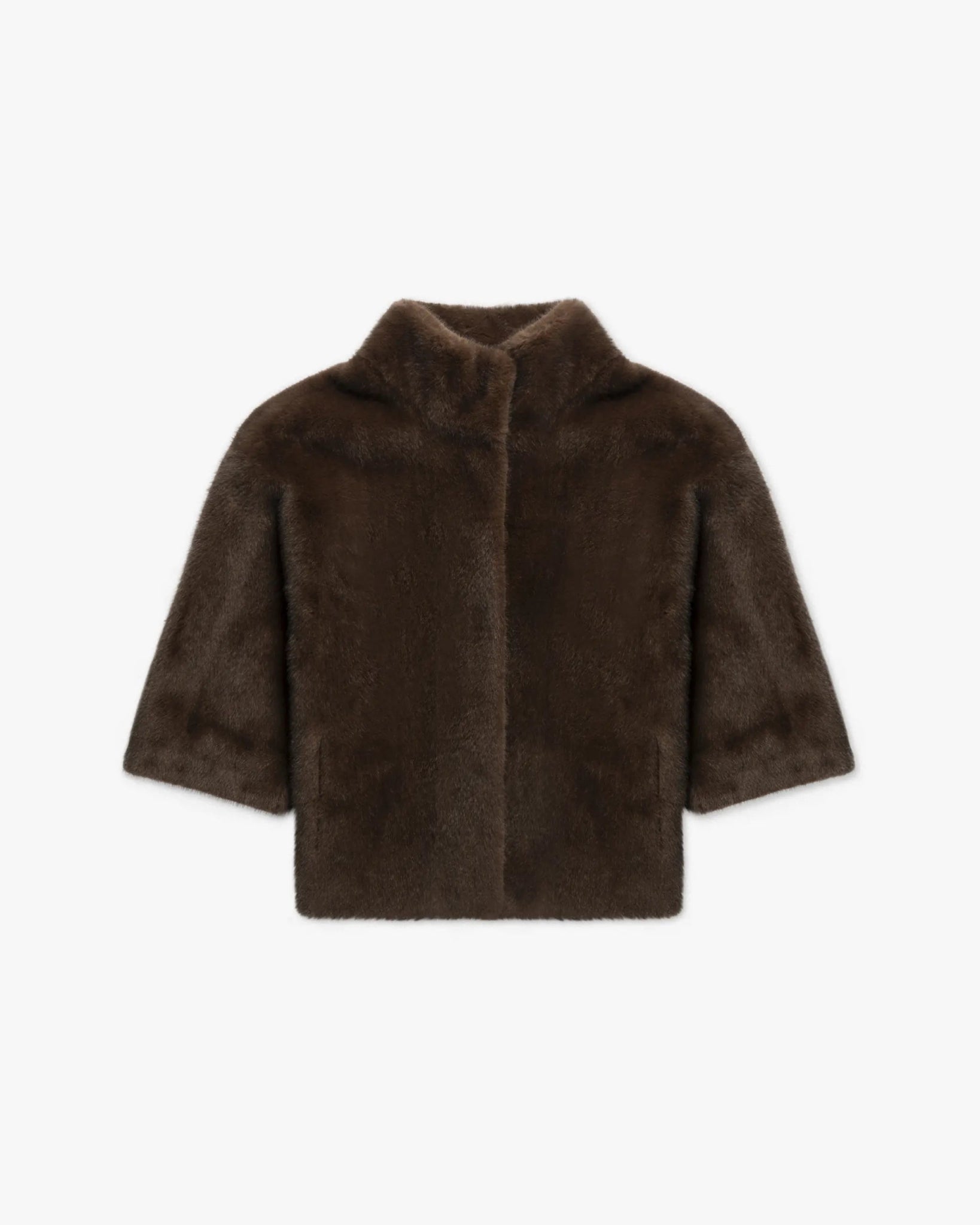 Braune Luxus Kunstpelz Nerz Stola von Artico - Coats & Jackets ARTICO