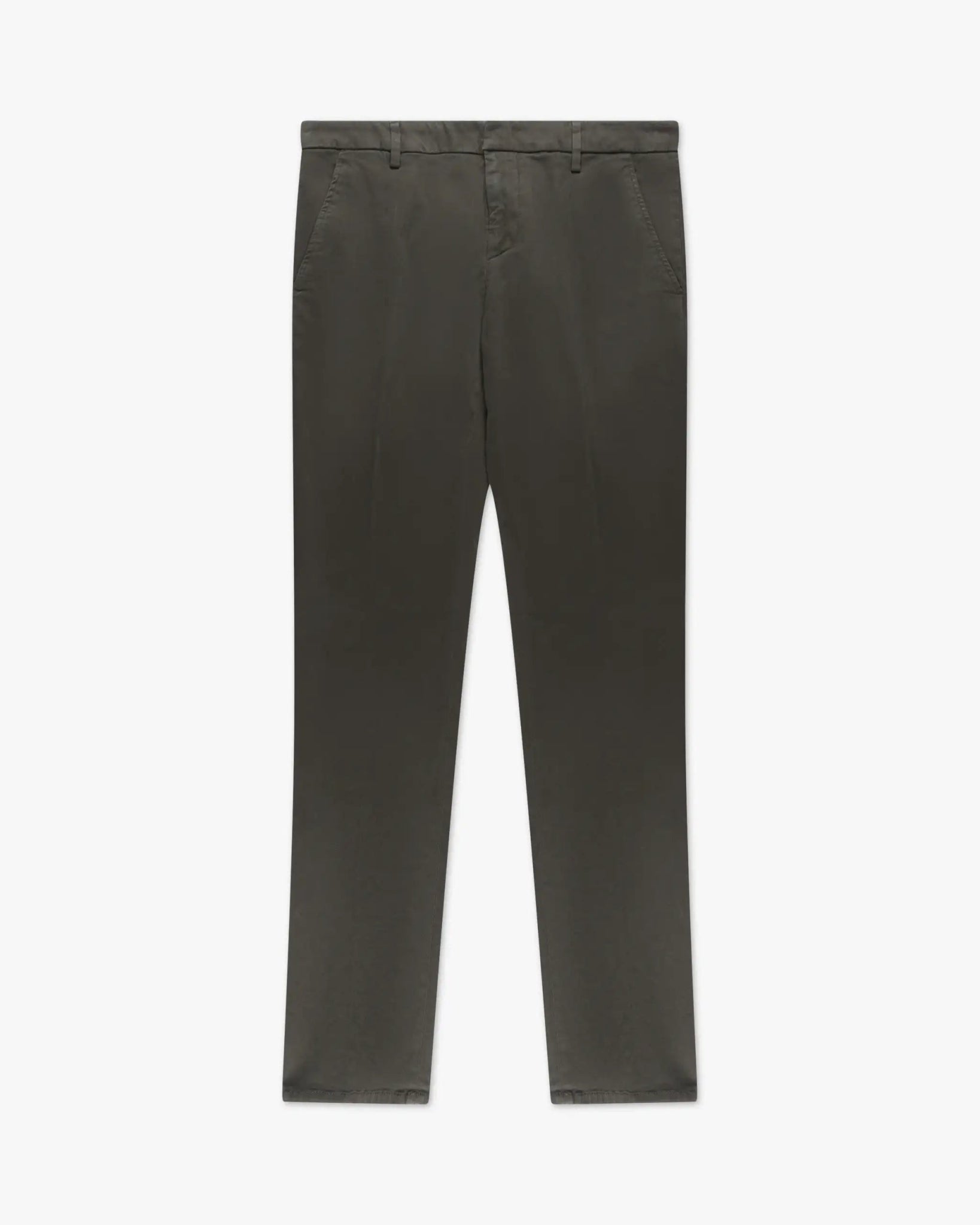 Braune Spiritissimo Gabardine Stretch Hose von Dondup - Trousers DONDUP