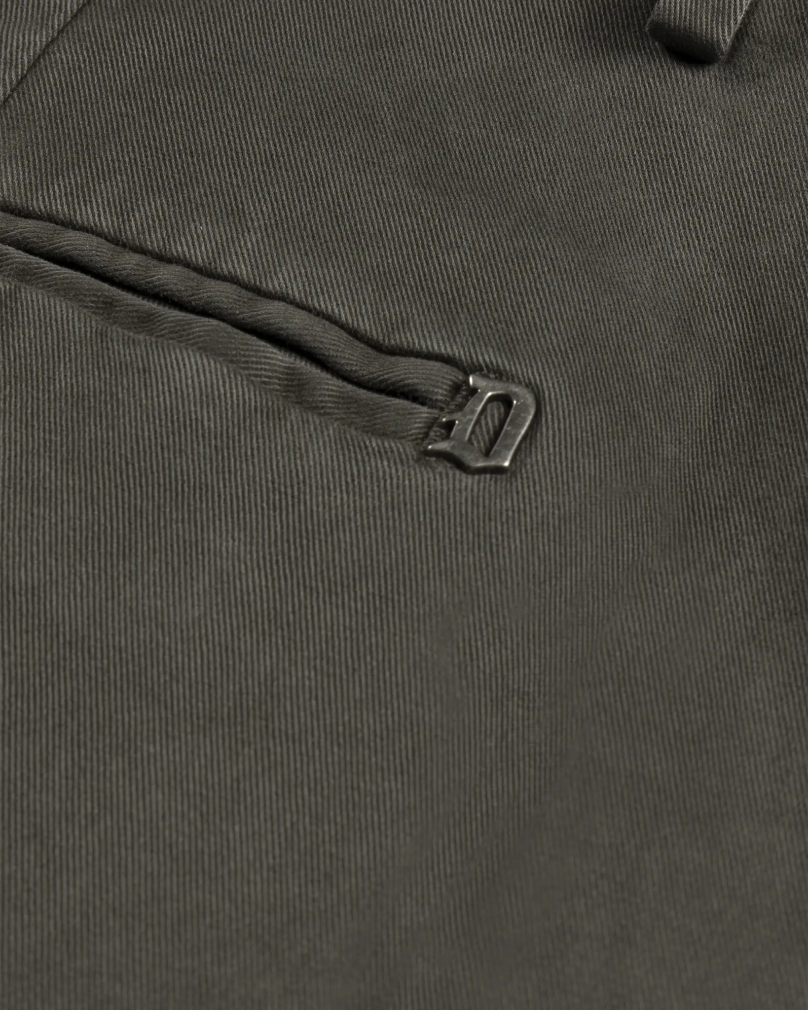 Braune Spiritissimo Gabardine Stretch Hose von Dondup - Trousers DONDUP