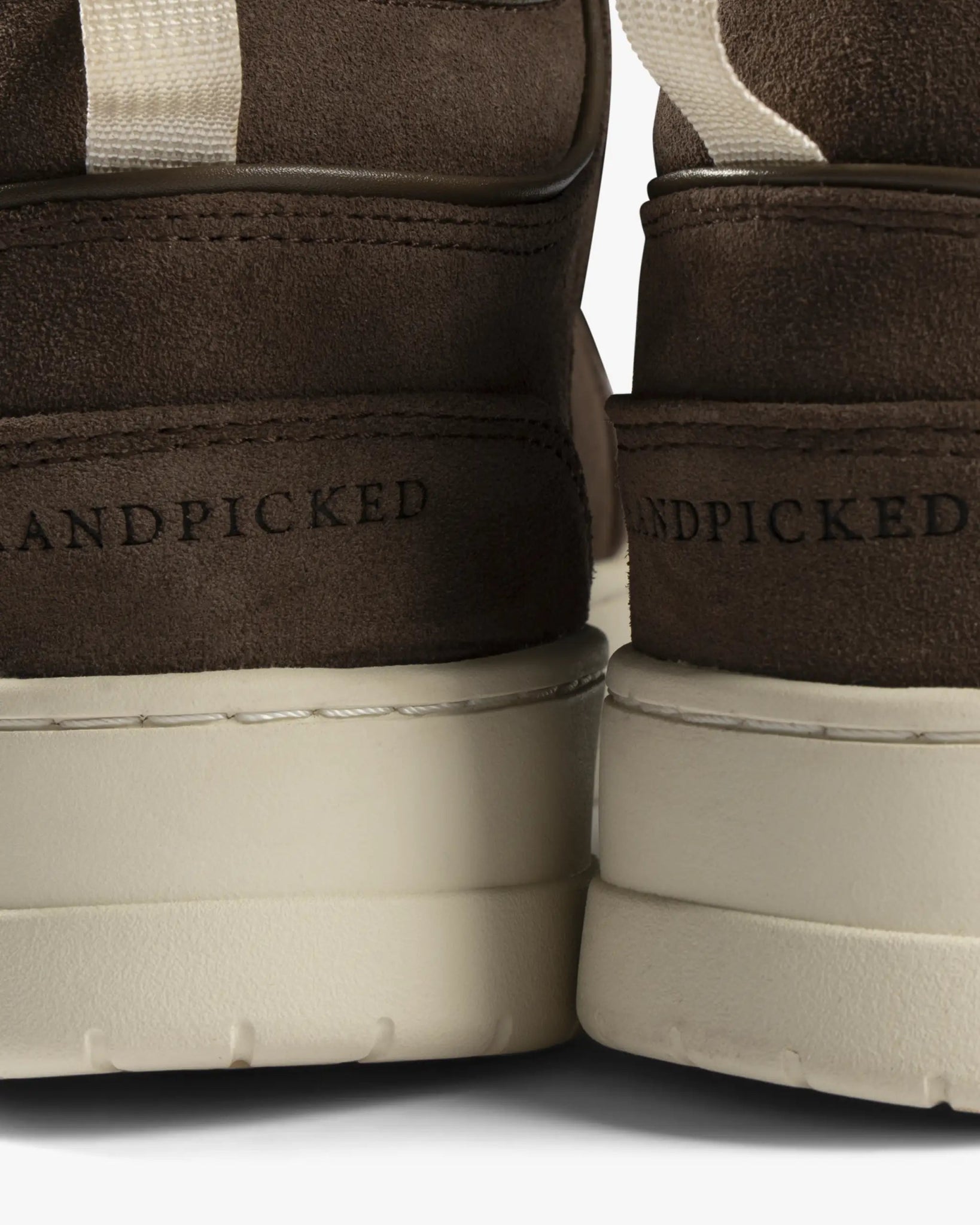 Brauner Luxus Suede Leder High Top Sneaker von Handpicked - Shoes HANDPICKED