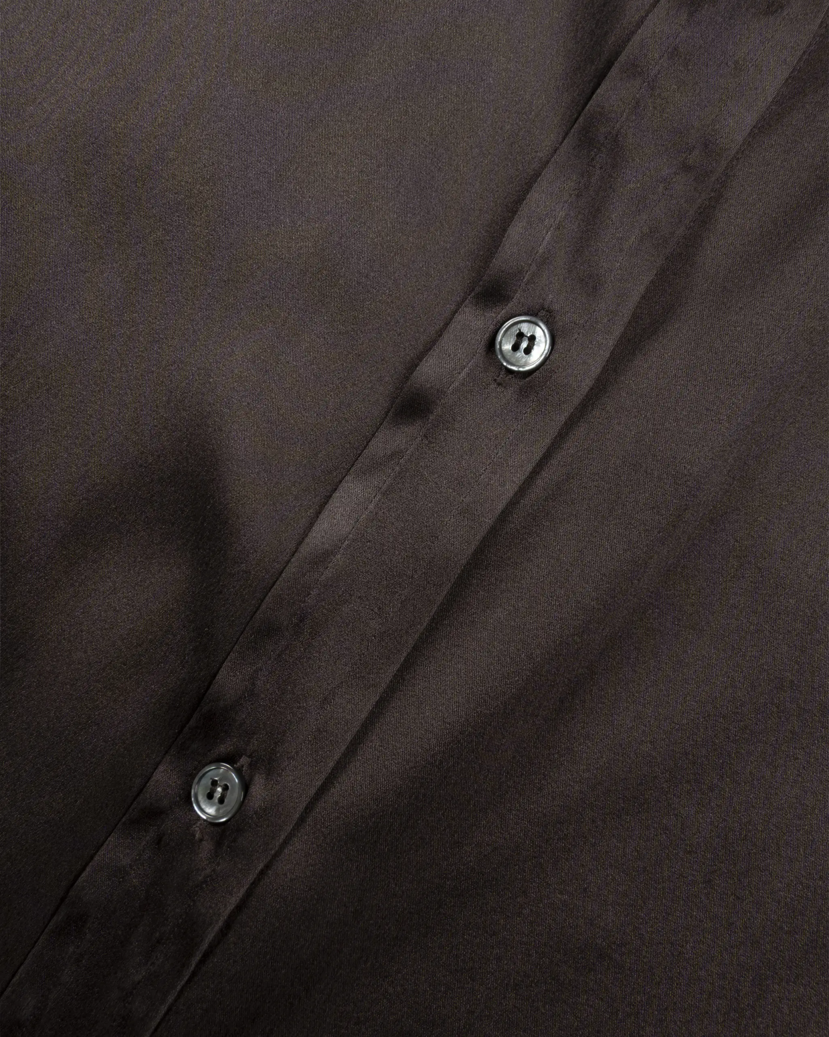 Braunes Stückgefär Hemd von Caliban - Blouses CALIBAN