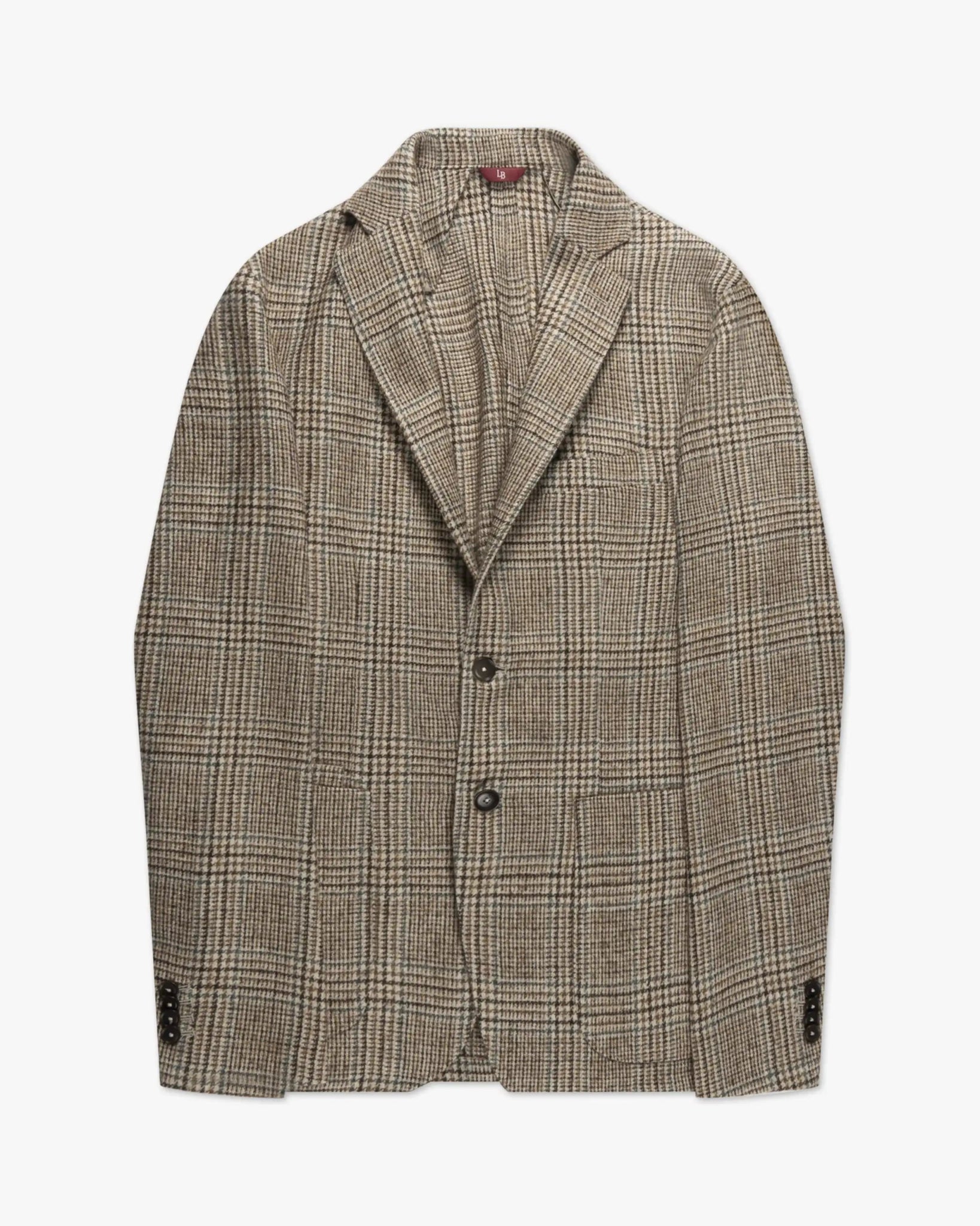 Braungrauer Prince of Wales Blazer von Luciano Barbera - Blazers LUCIANO BARBERA