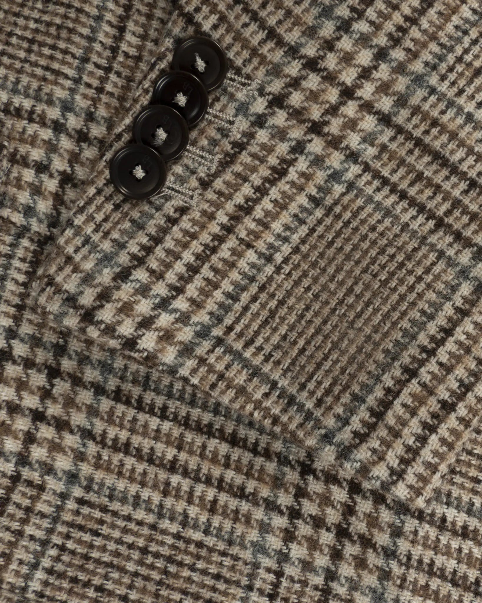 Braungrauer Prince of Wales Blazer von Luciano Barbera - Blazers LUCIANO BARBERA