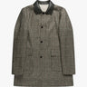Braungrauer Prince of Wales Mantel von Luciano Barbera - Coats & Jackets LUCIANO BARBERA