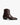Burgunderrote Soft Nappa Zip Stiefelette von Elia Maurizi - Shoes ELIA MAURIZI