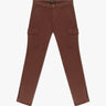 Burgunderrote Uni Stretch Cargo Hose von Masons - Trousers MASONS