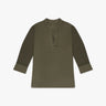 Café Soft Fade Military Verblasste Leinen Jersey Oversize Tunika von 120% Lino - Blouses LINO 120%