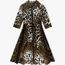 Camel - weißes Colombo Leopard Audrey Dress von Samantha Sung - Dresses SAMANTHA SUNG