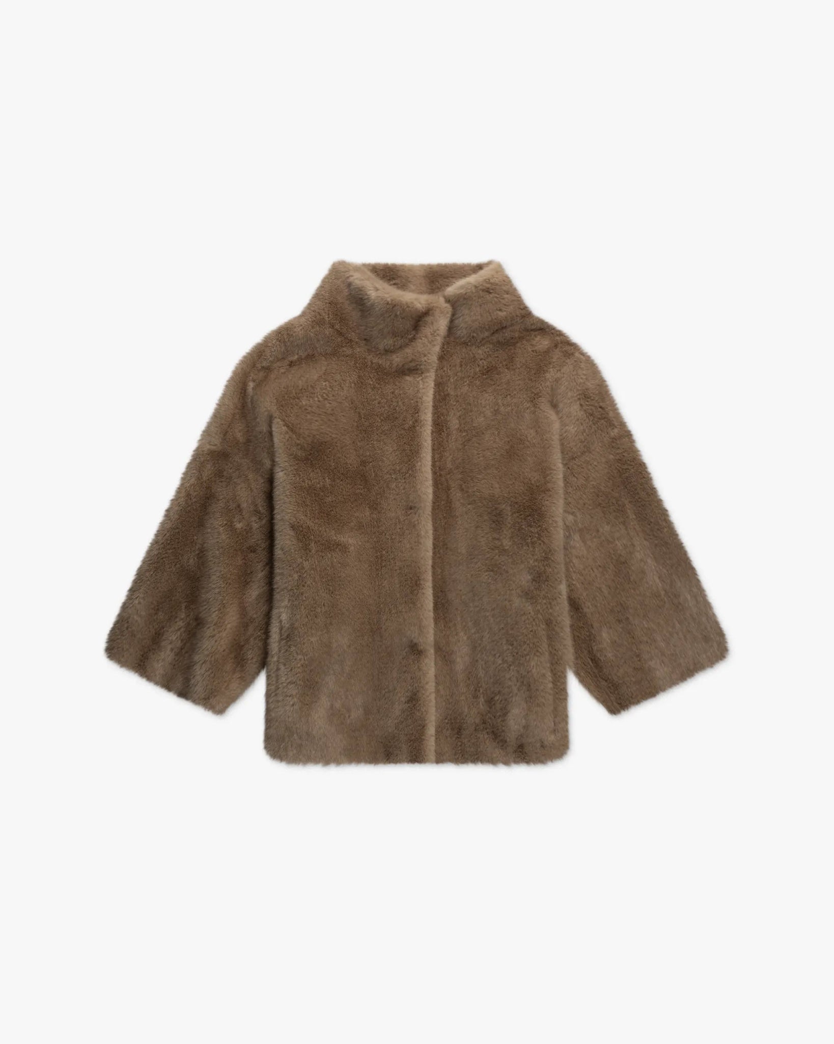 Camellofarbene Luxus Kunstpelz Nerz Stola von Artico - Coats & Jackets ARTICO