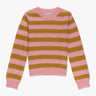 Candy Spic Pinkfarbener Gestreifter Cashmere Rundhals Pullover von Jumper - Knitwear JUMPER