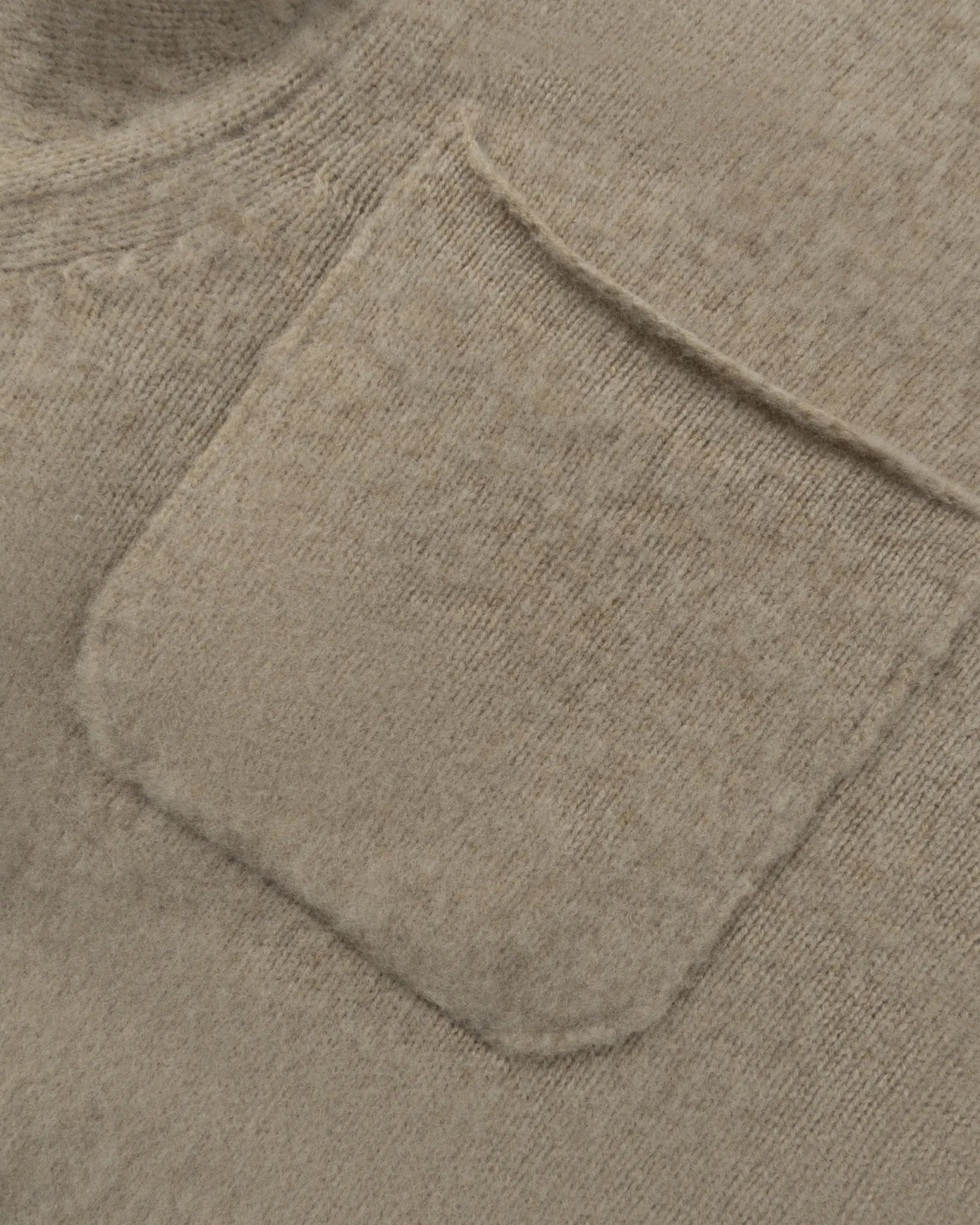 Cappuccinofarbenes Arbeiterhemd mit Druckknöpfen von Avant Toi - Knitwear AVANT TOI