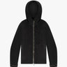 Carbonfarbener Leder Hoodie Jacke von Giorgio Brato - Coats & Jackets GIORGIO BRATO