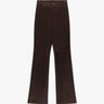 Castorbraune Stretch Velour Hose von Stouls - Trousers STOULS