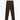 Chocolatebraune Stretchvelour Leder Cargo Hose von Novelle - Trousers NOVELLE
