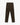 Chocolatebraune Stretchvelour Leder Cargo Hose von Novelle - Trousers NOVELLE