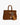 Chocolatefarbene Veloursledertasche mit Schmuckbesatz und Schulterriemen von Mia Bag - Accessories MIA BAGS