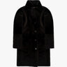 Chocolatefarbener Reversibler Einreiher Kurzmantel von Novelle - Coats & Jackets NOVELLE